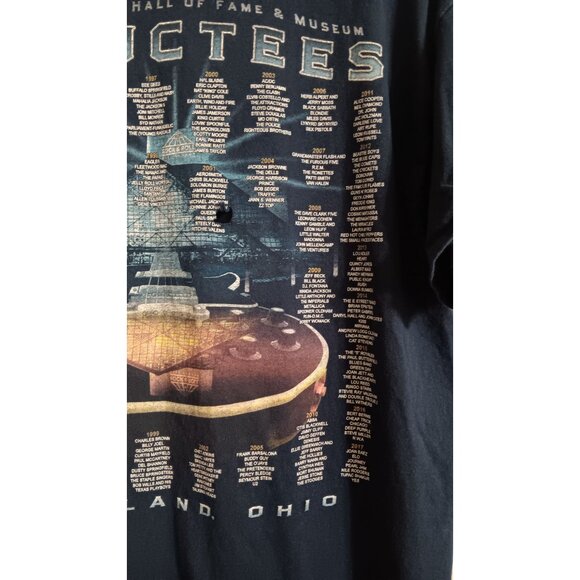 Rock & Roll Hall of Fame Blue XL Inductees Ohio Musician Music Classic Top - Picture 4 of 6